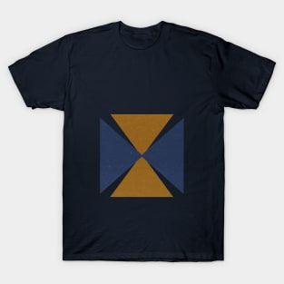 Blue and Brown Triangles T-Shirt